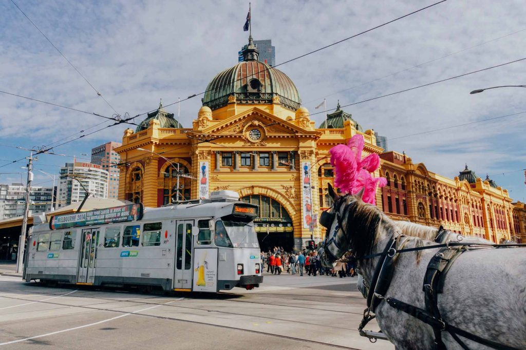 Malam tahun baru di Melbourne
