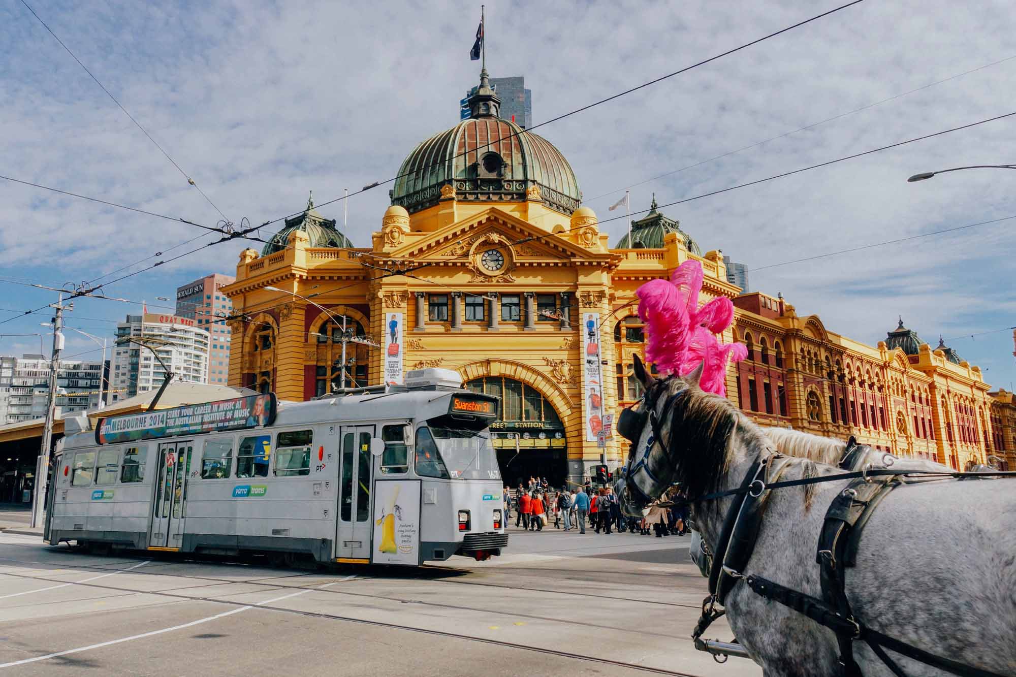 Malam tahun baru di Melbourne