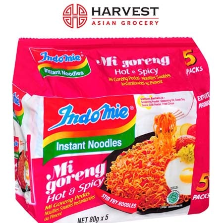 INDOMIE Goreng Hot & Spicy (5pcs) - Tozerba