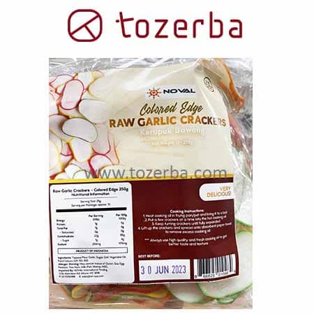 NOVAL Raw Garlic Crackers 250g (STAR)