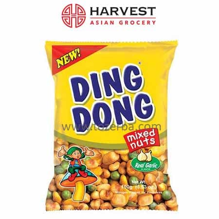 DING DONG Mixed Nuts GARLIC 100g