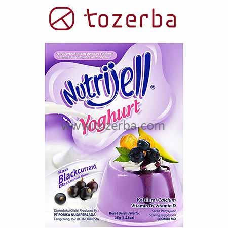 NUTRIJELL Yogurt Blackcurrants 35g