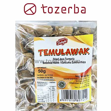 Temulawak - Dried Java Turmeric 50g